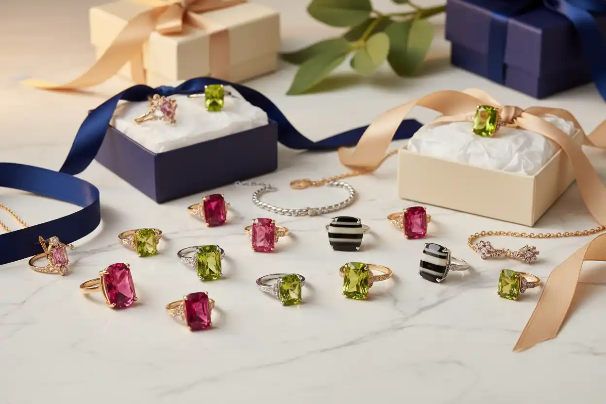 August birthstone jewelry