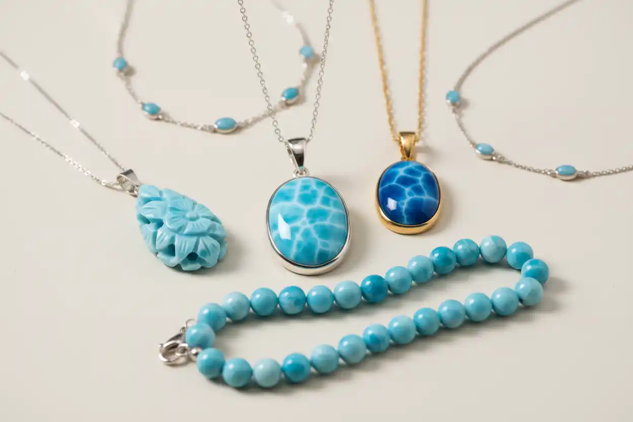Larimar necklaces