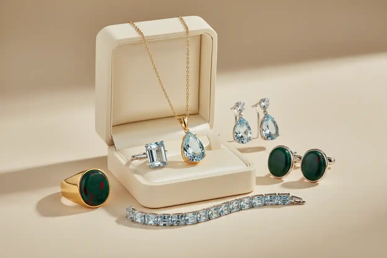 March birthstone jewelry
