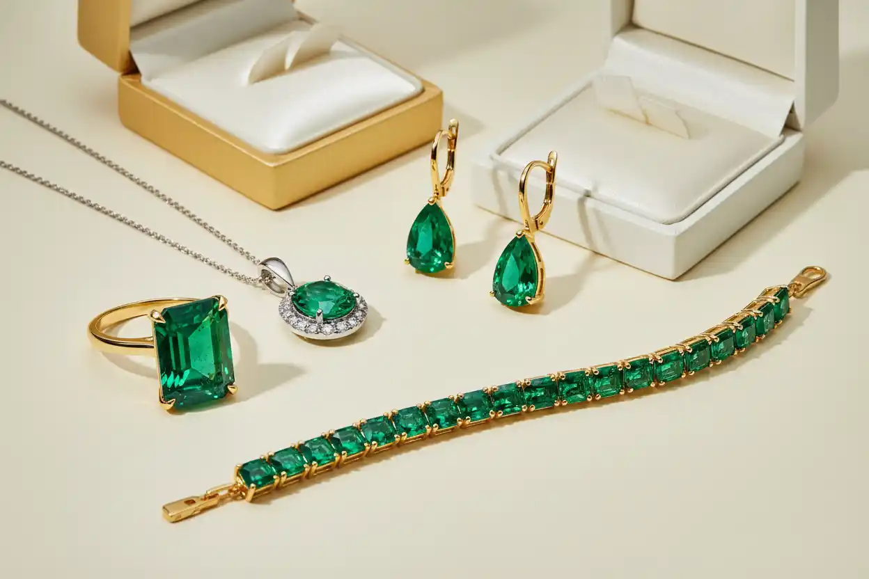 May birthstone jewelry