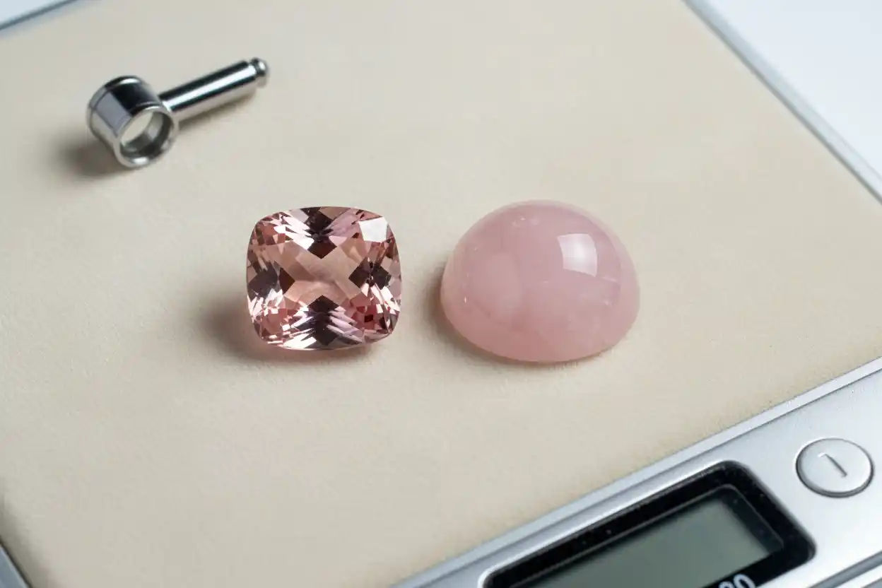 Morganite vs Rose Quartz