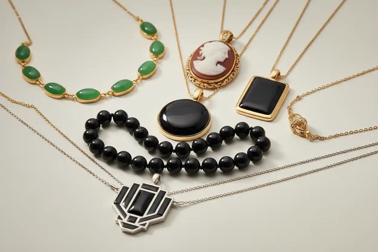 Onyx necklaces