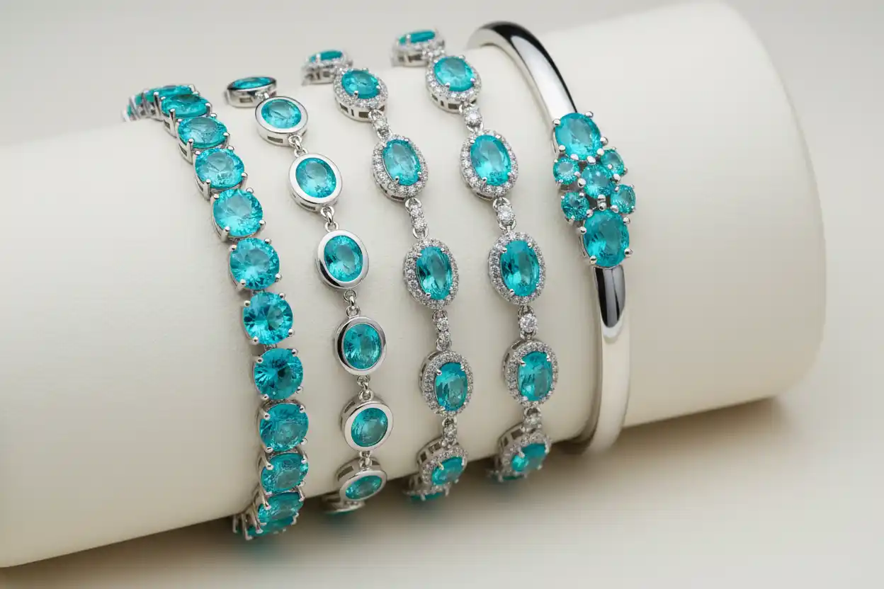 Paraiba Tourmaline bracelets