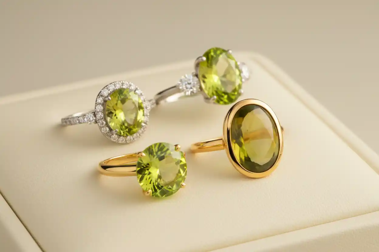 Peridot rings