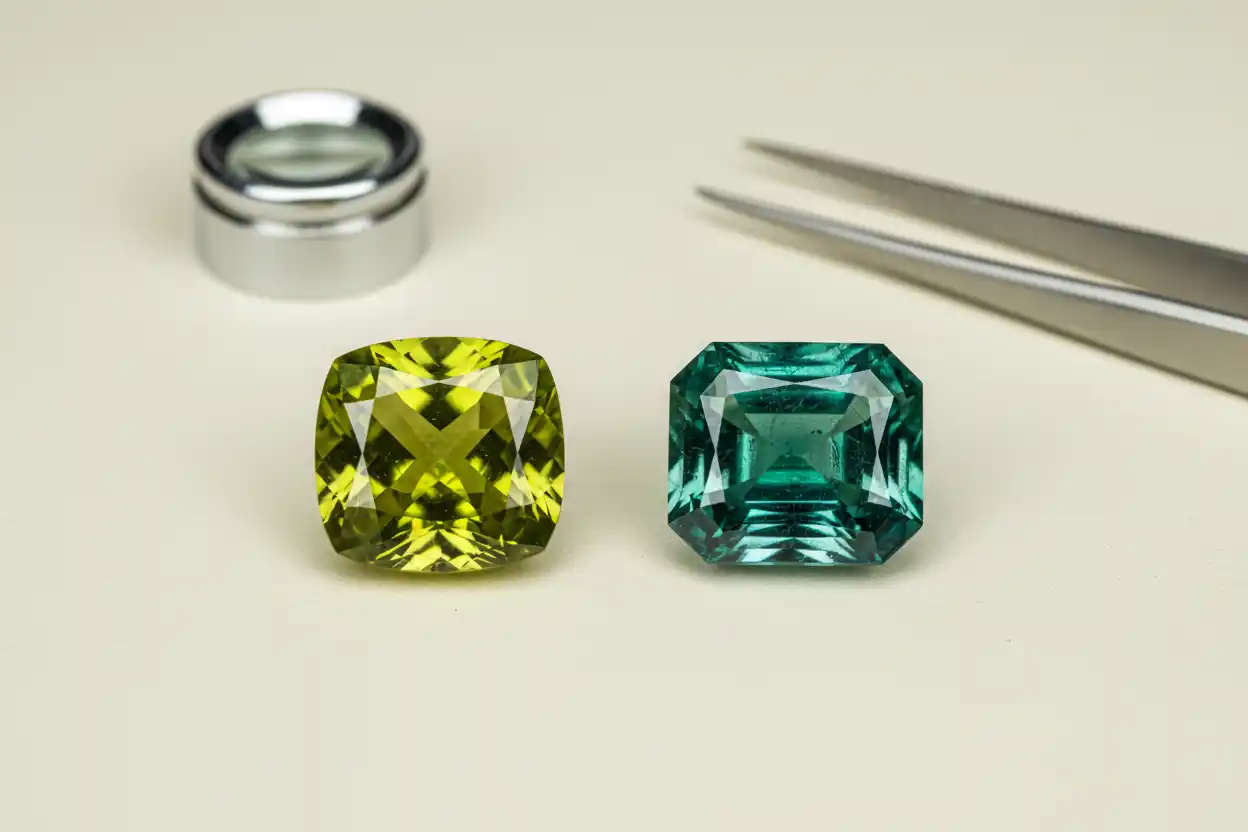Peridot vs emerald