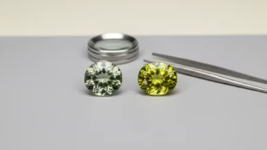 Prasiolite vs peridot
