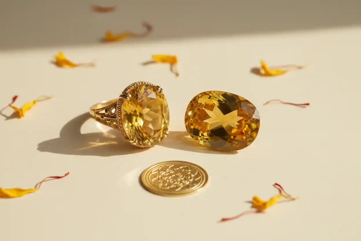 Pukhraj yellow sapphire
