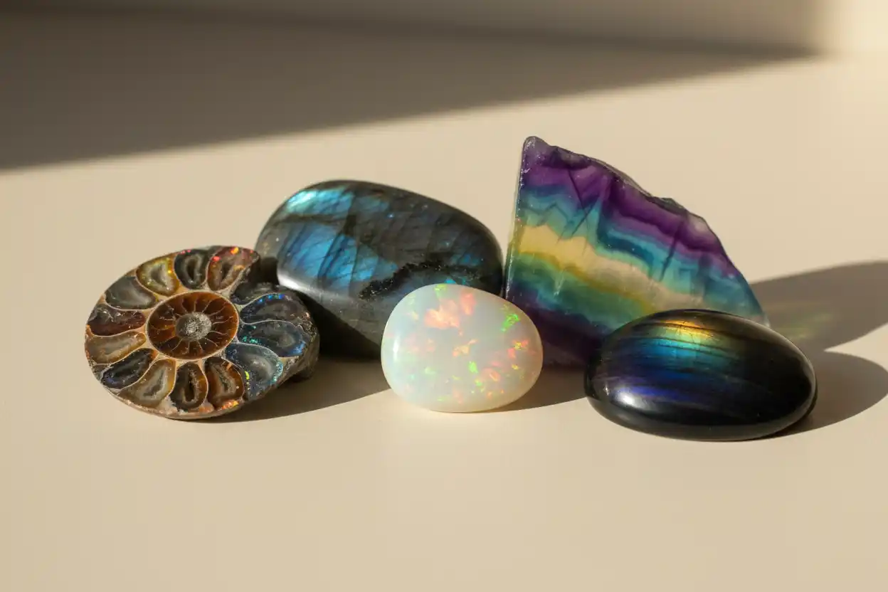 Rainbow crystals