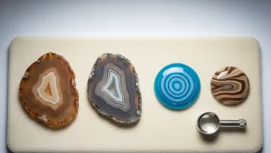 Real vs fake agate
