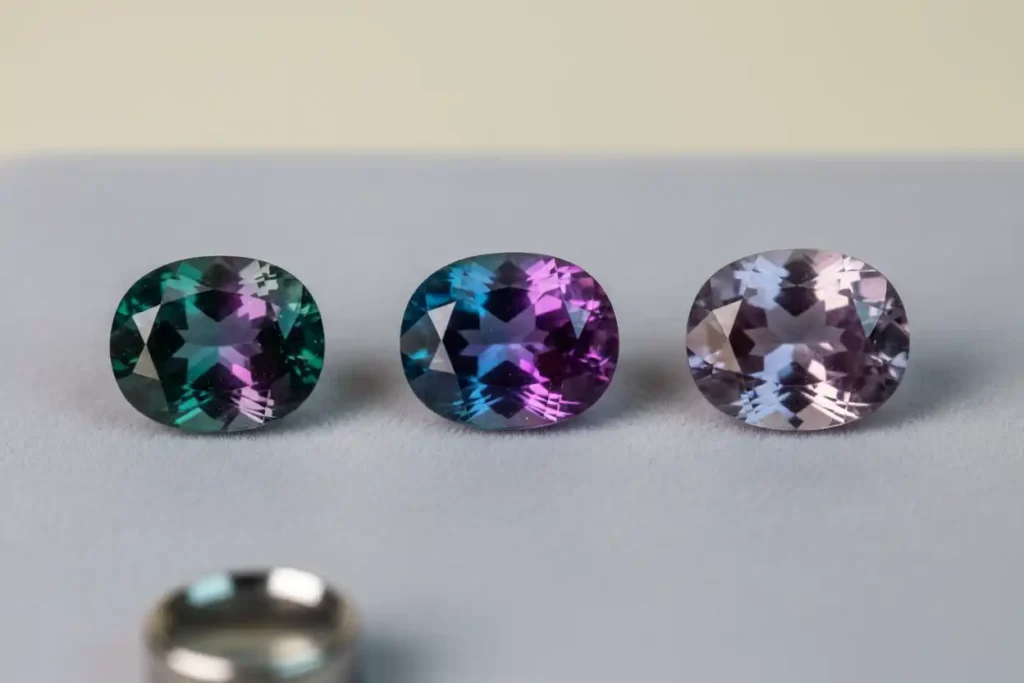 Real vs fake alexandrite