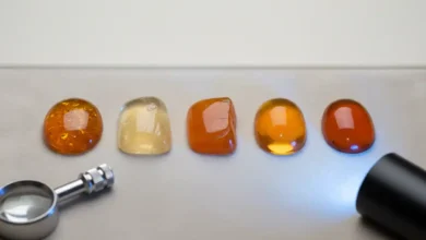 Real vs fake amber