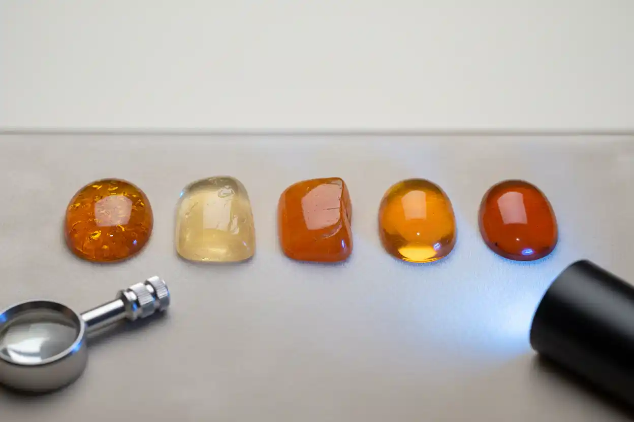Real vs fake amber