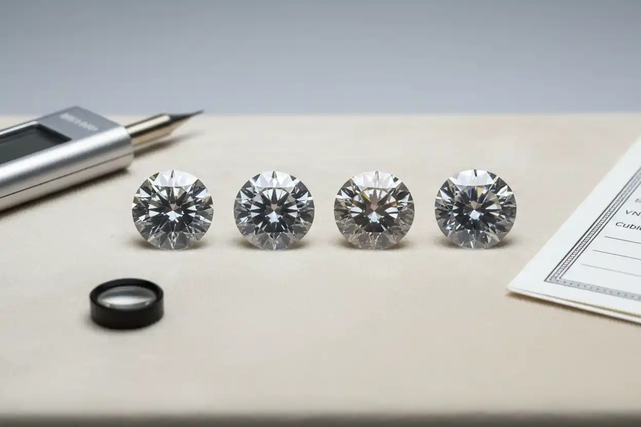 Real vs fake diamond
