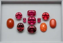 Red gemstones