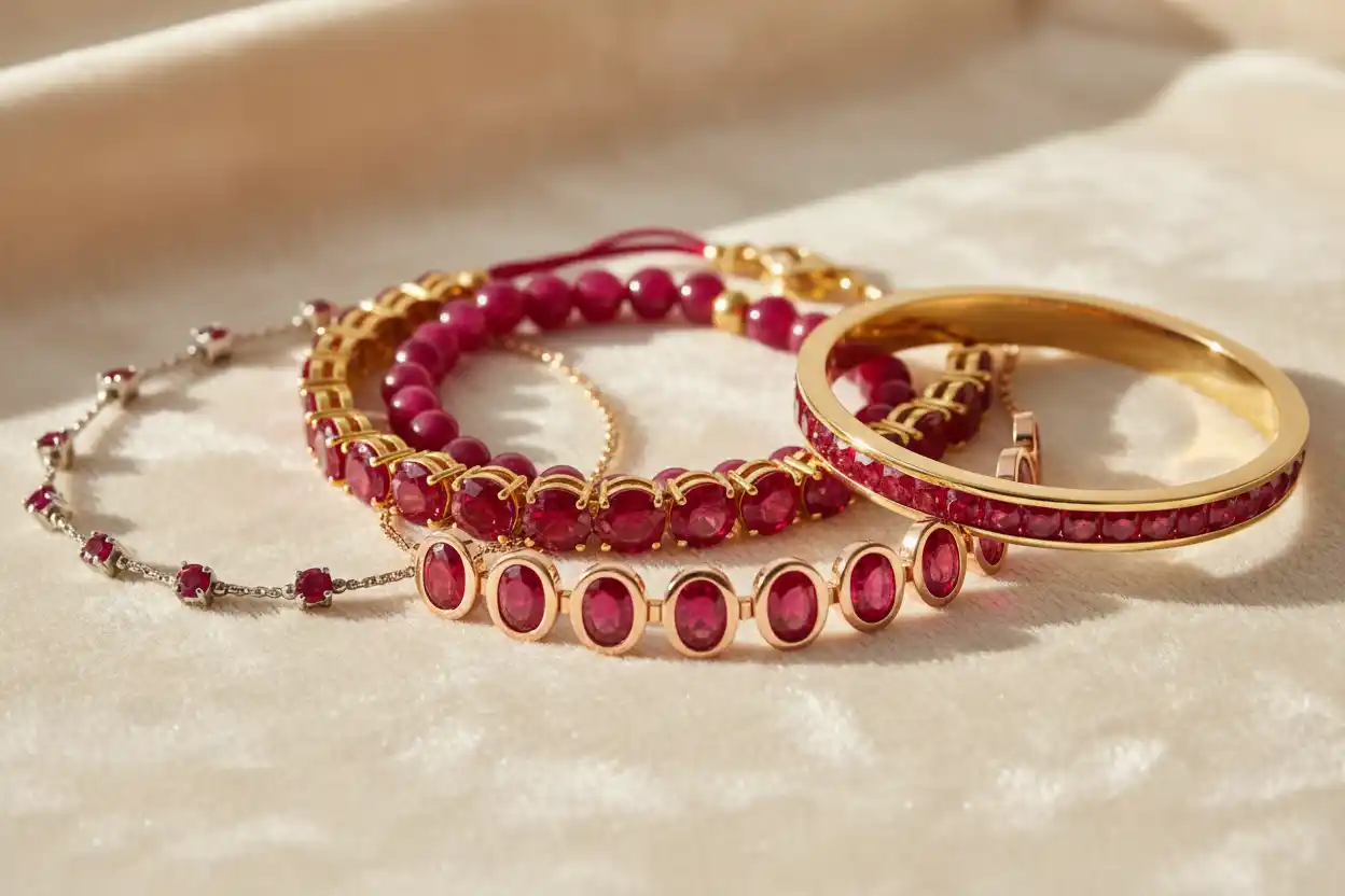 Ruby bracelet