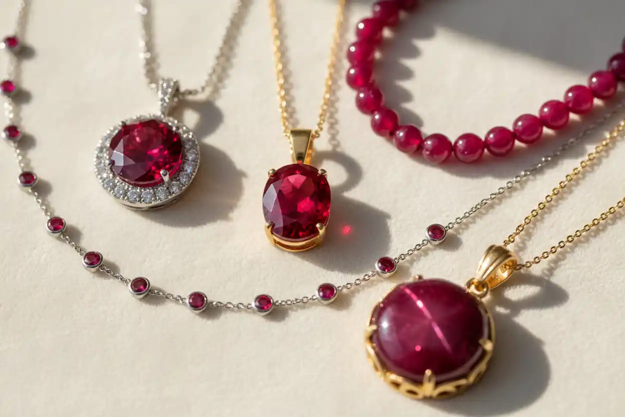 Ruby necklace