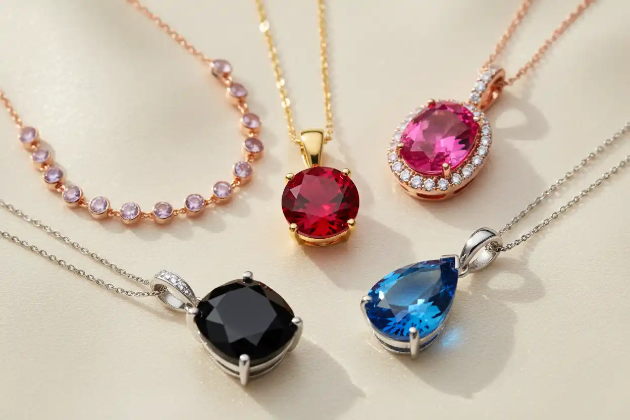 Spinel necklace