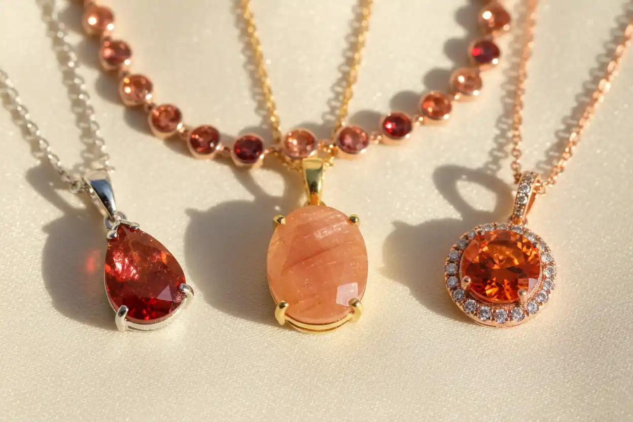 Sunstone necklace