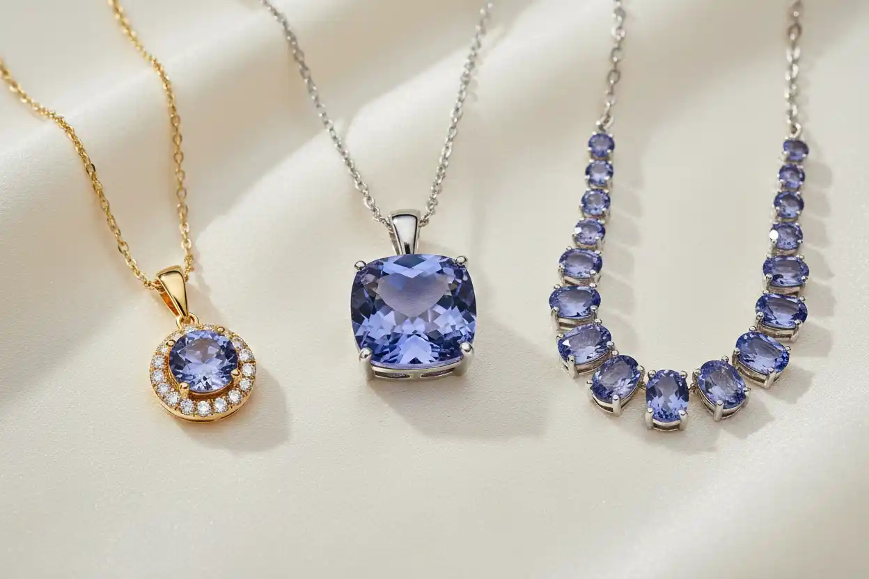 Tanzanite necklace