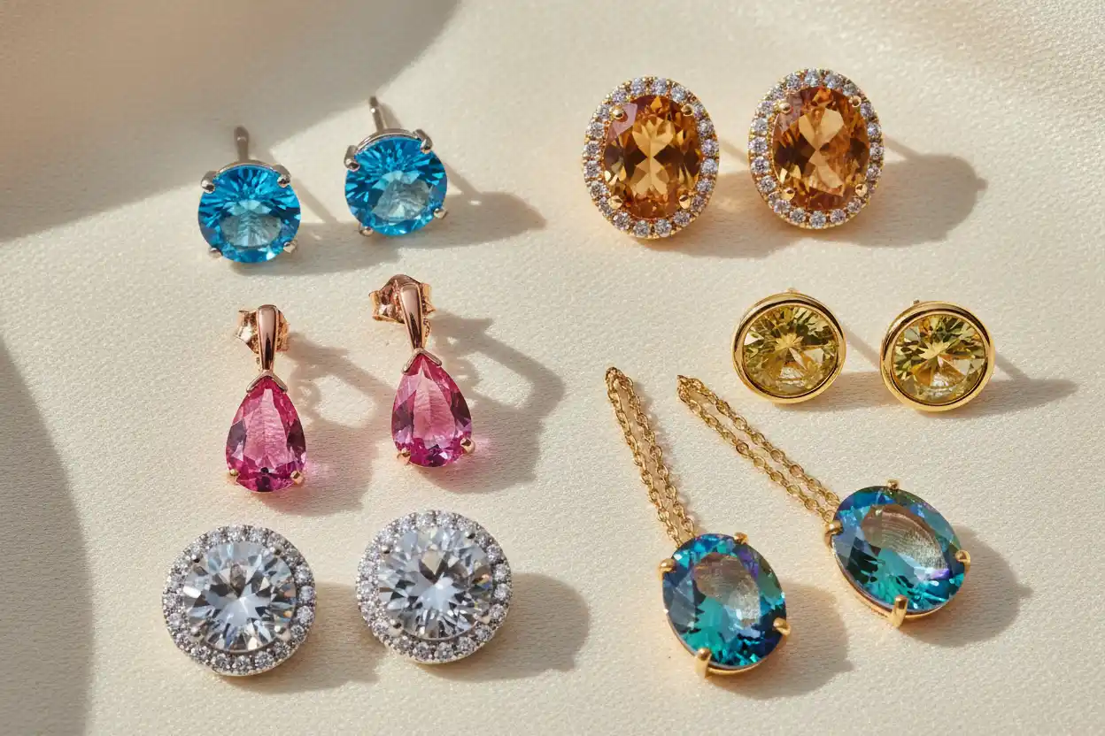 Topaz earrings