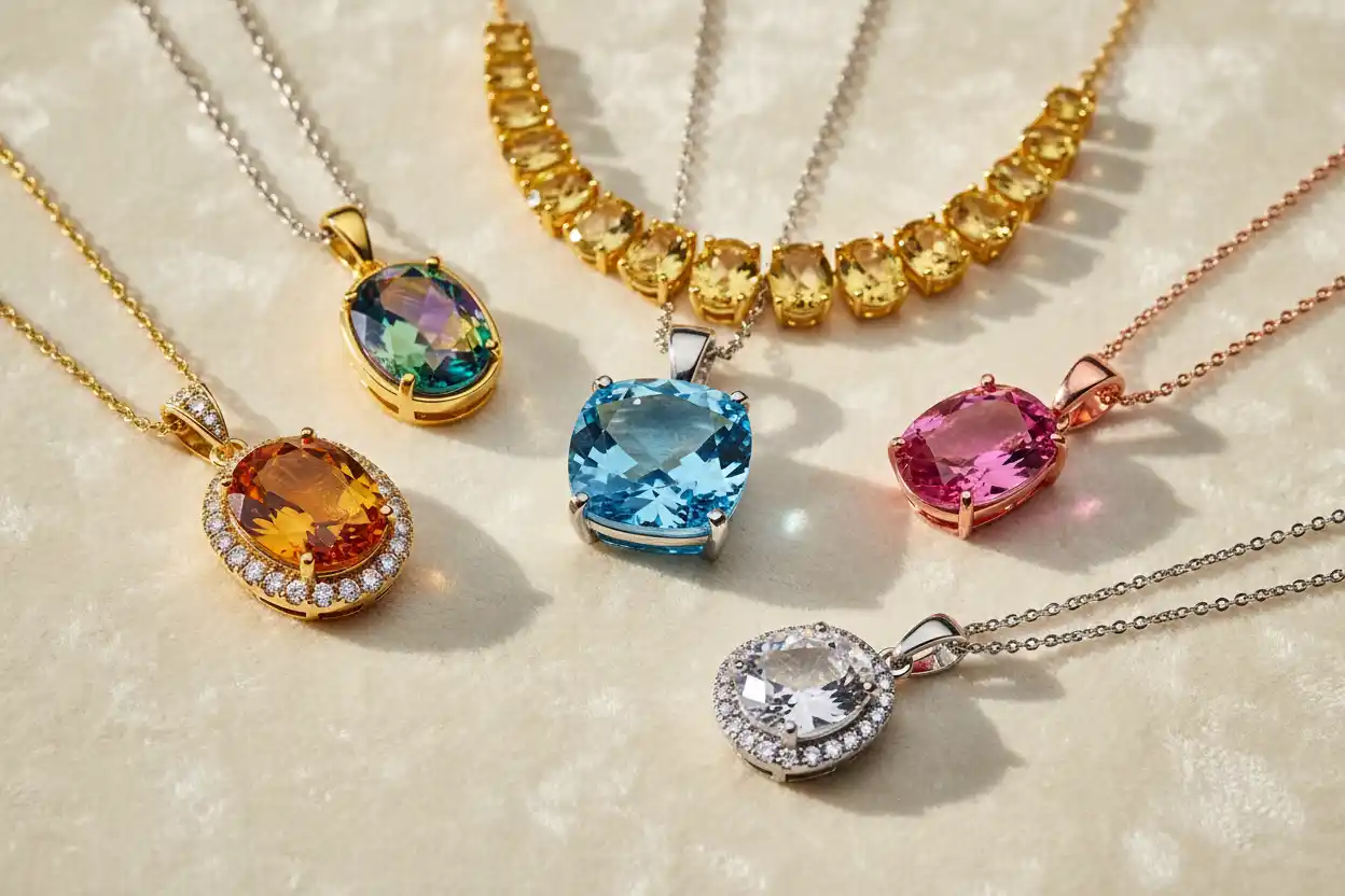 Topaz necklace