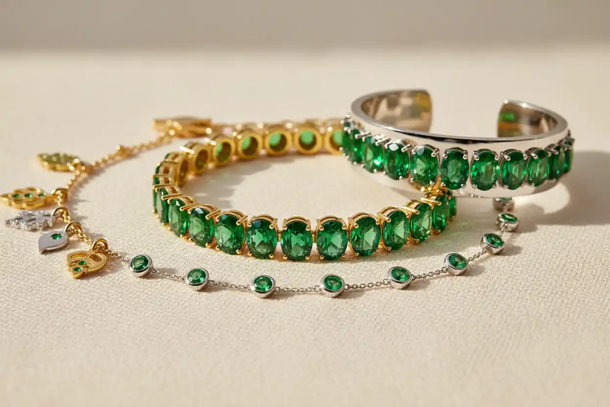 Tsavorite bracelets