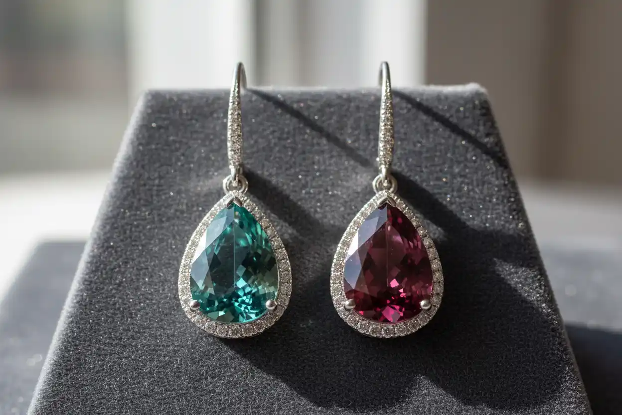 alexandrite earrings