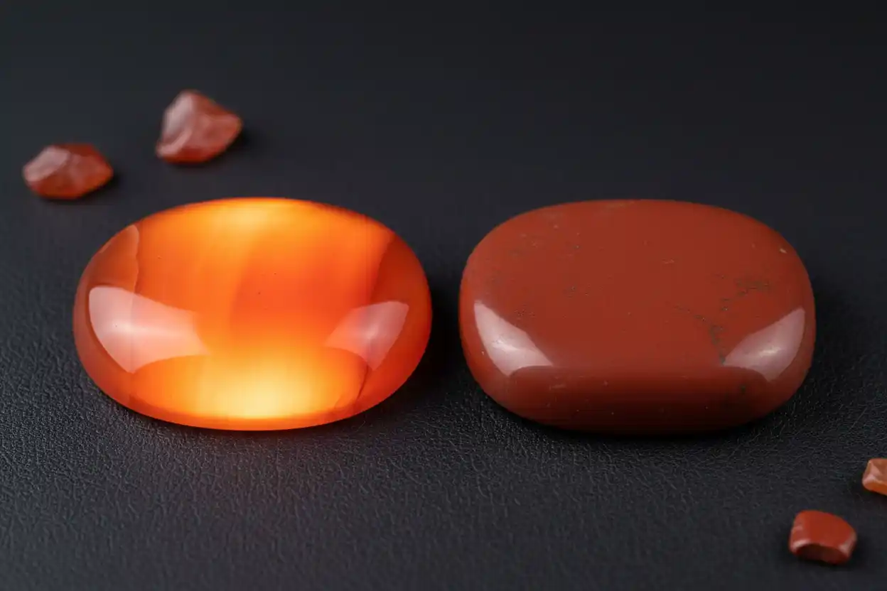 carnelian vs red jasper