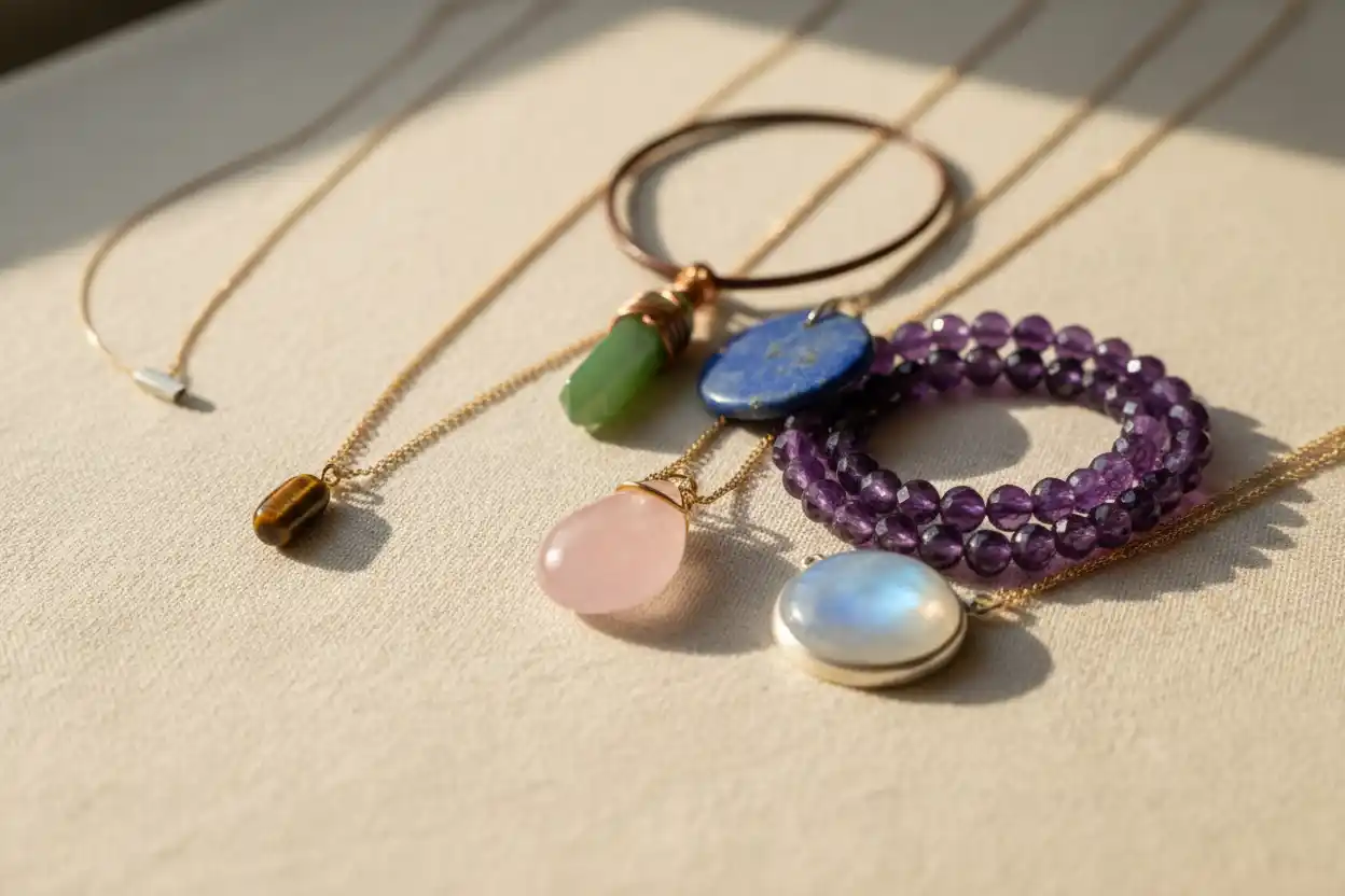 crystal necklaces