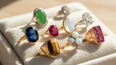 crystal rings