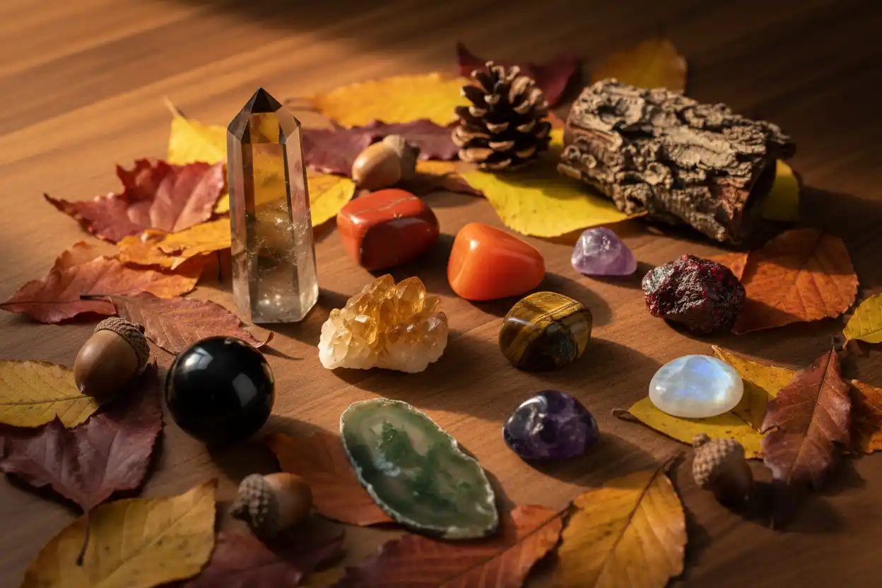 crystals for autumn