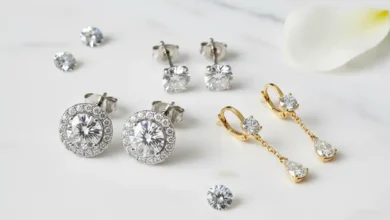 diamond earrings