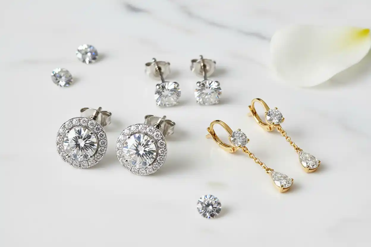 diamond earrings