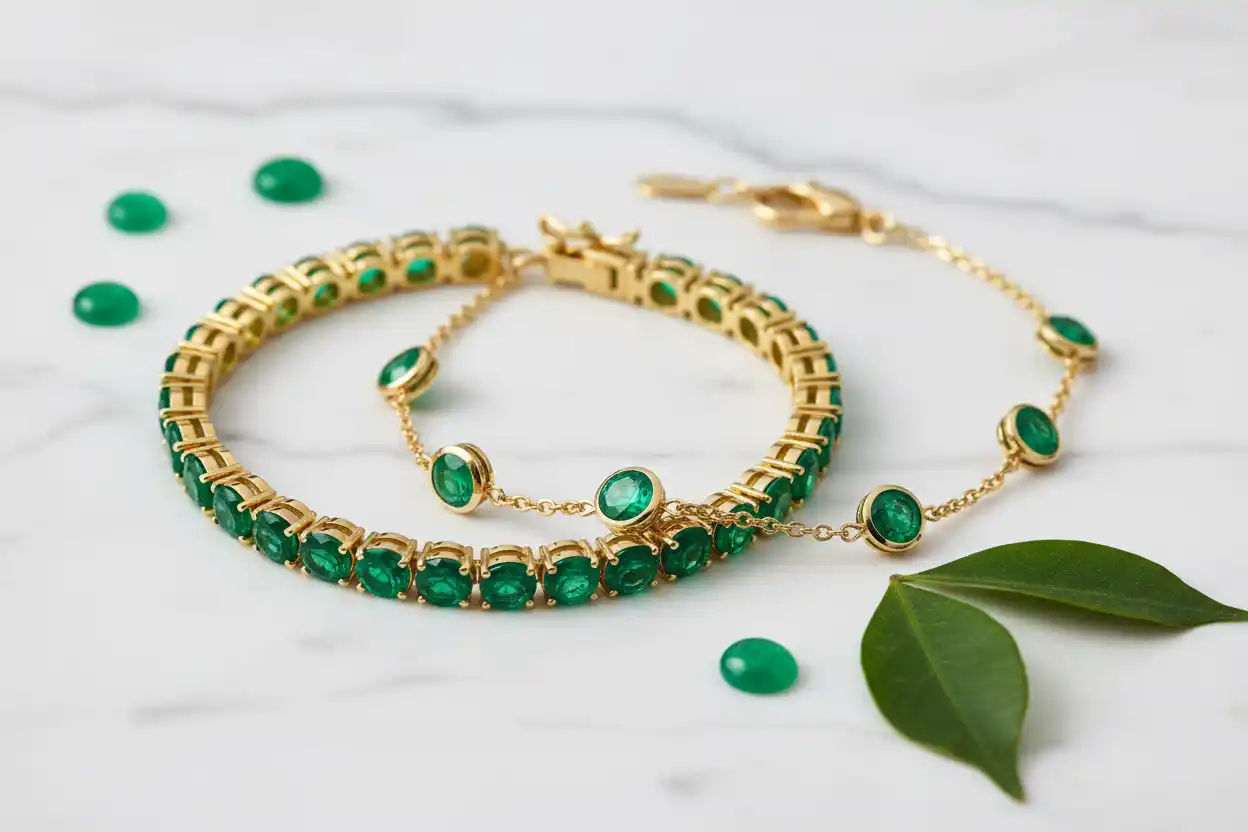 emerald bracelet