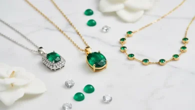 emerald necklace