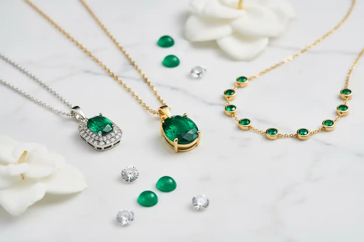 emerald necklace