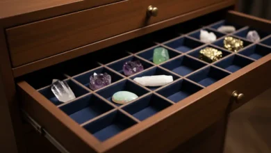 how to store crystals safely