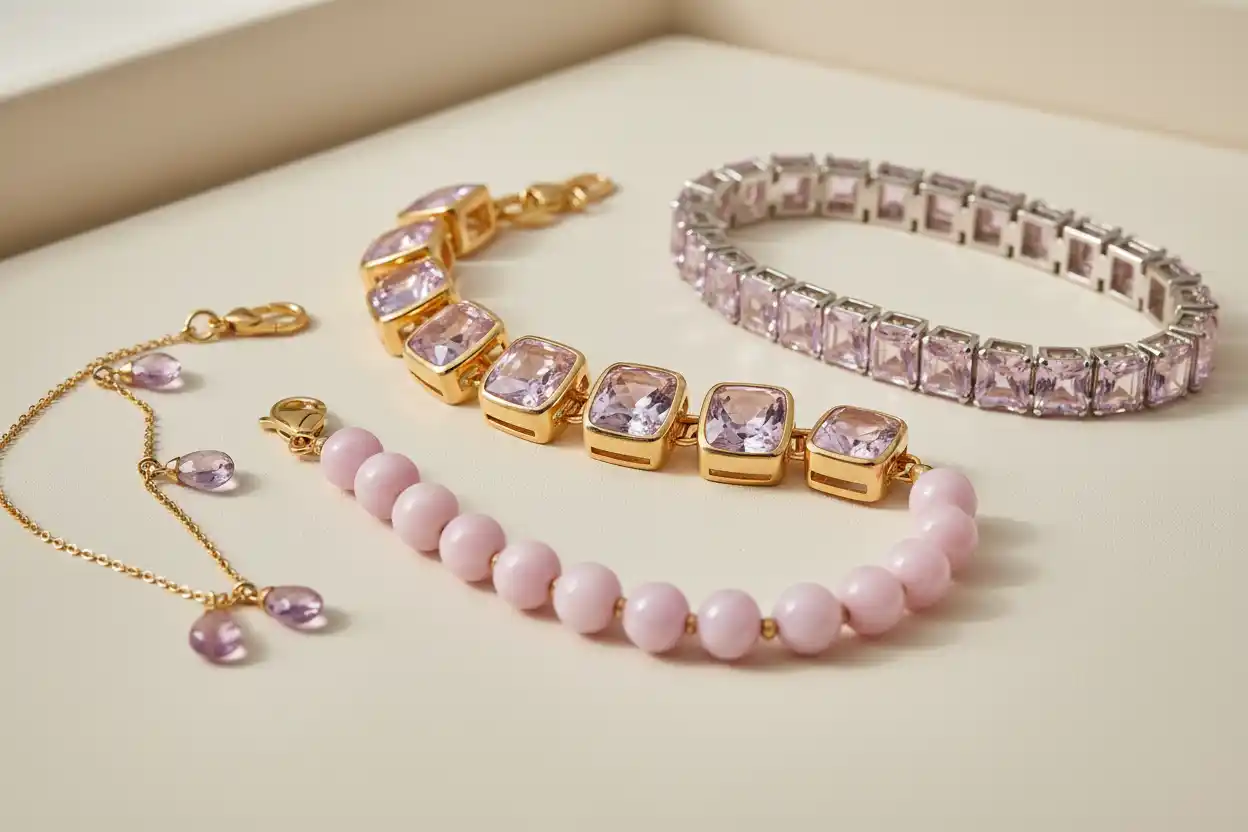 kunzite bracelets