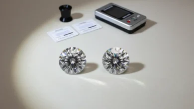 lab diamond vs moissanite