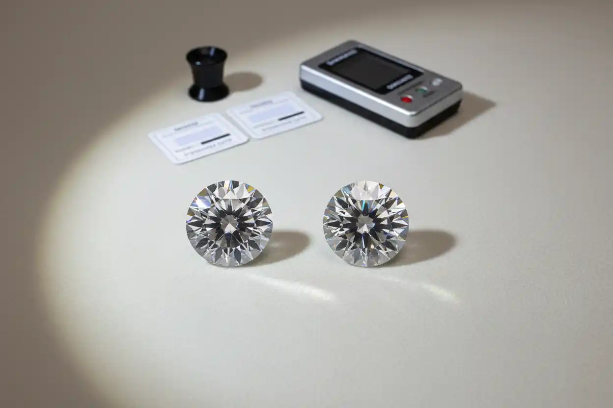 lab diamond vs moissanite