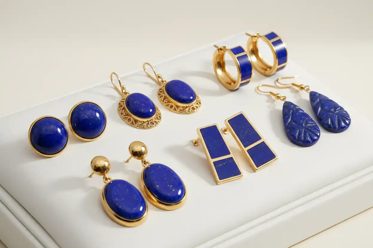 lapis lazuli earrings