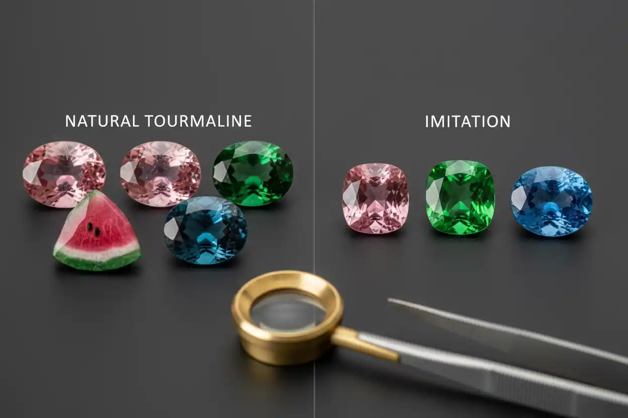 real vs fake tourmaline