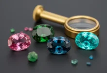 treated tourmaline