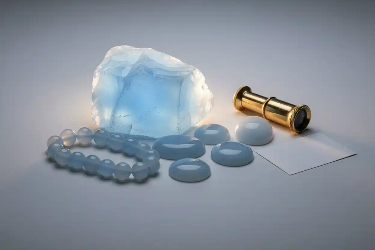 where to buy real blue chalcedony