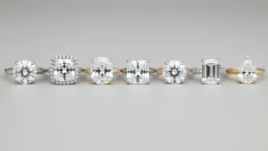 white gemstones for engagement rings