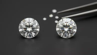 white sapphire vs diamond