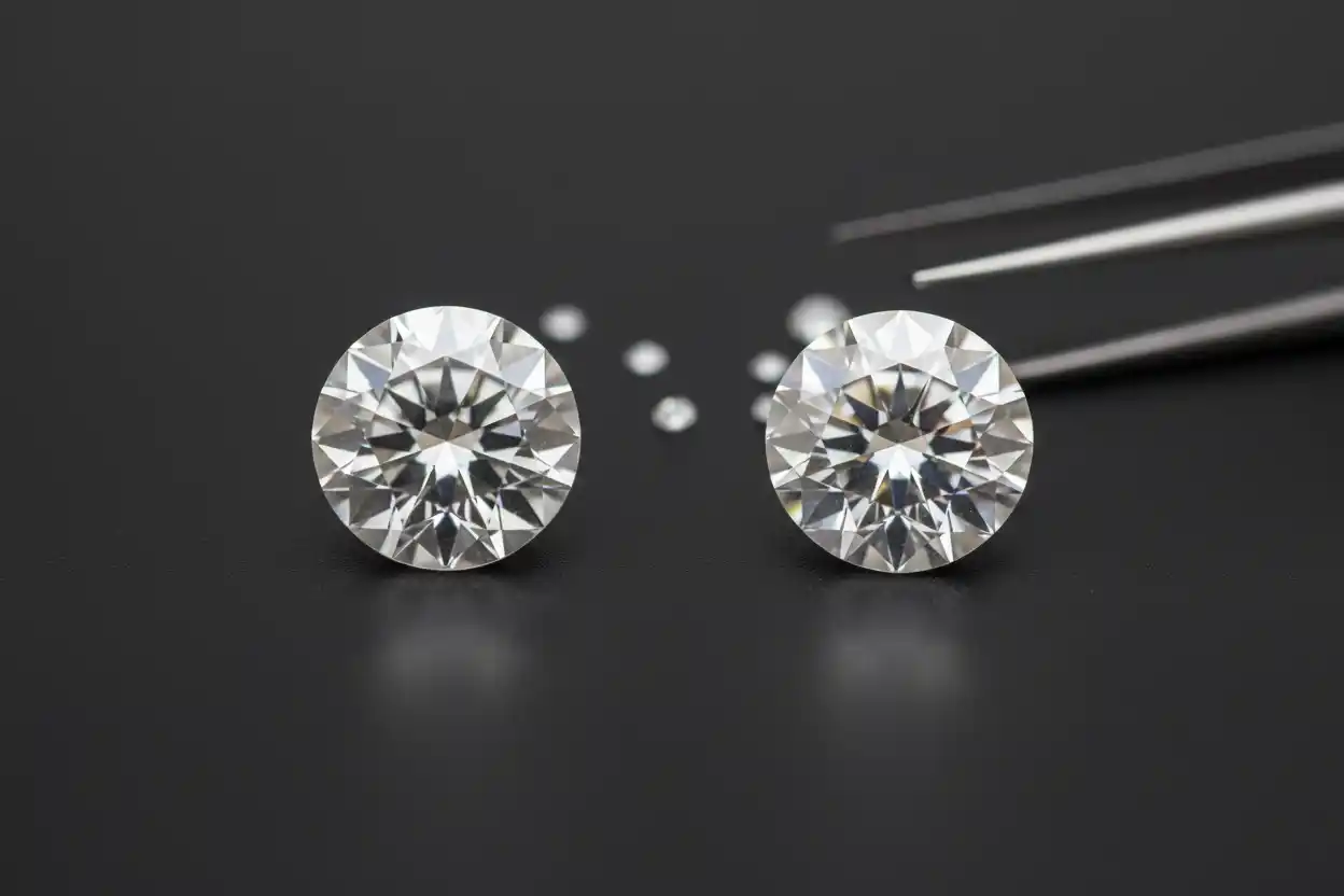 white topaz vs diamond