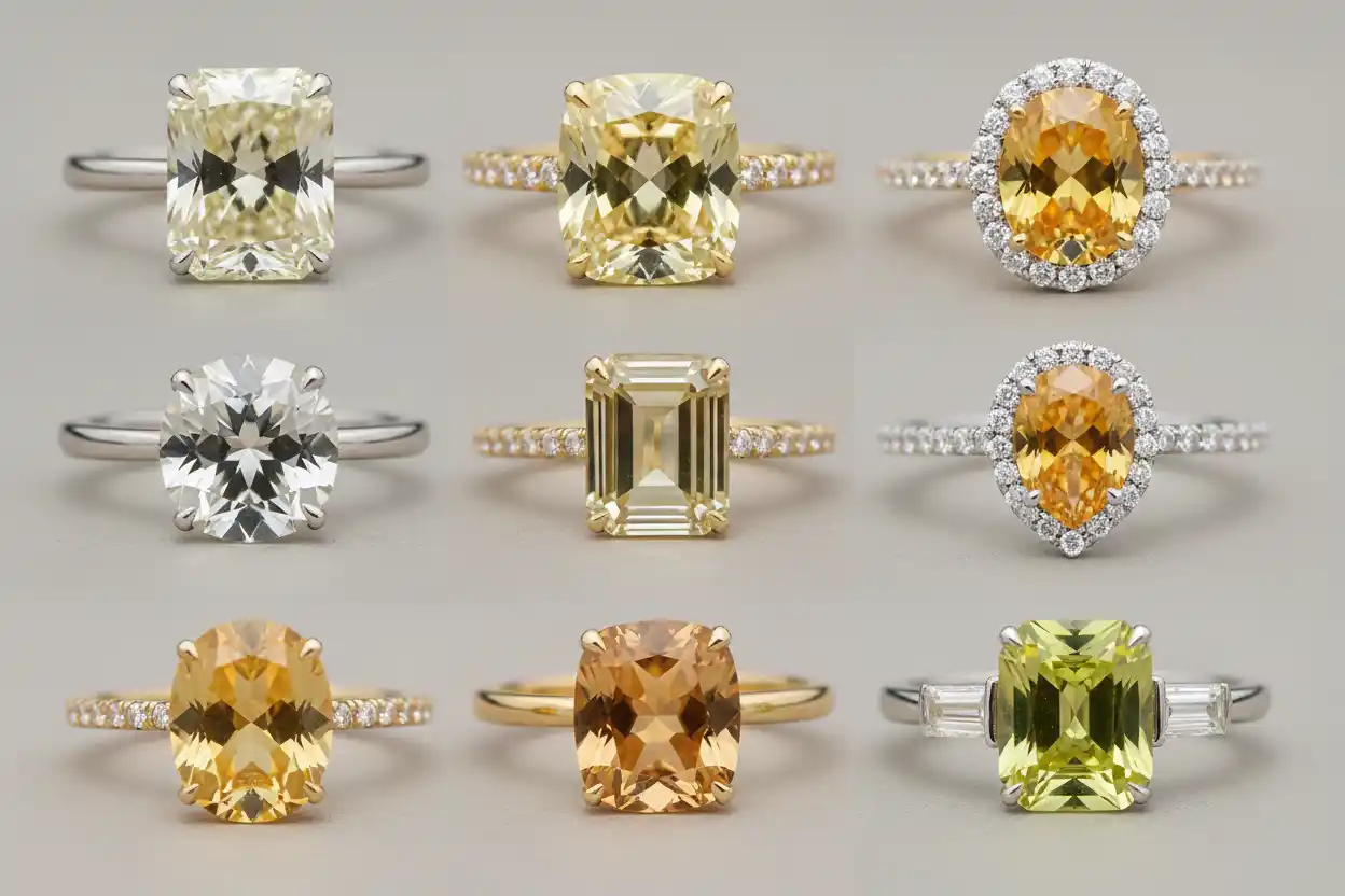yellow gemstones for engagement rings