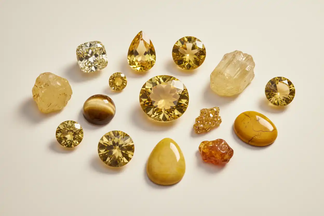 yellow gemstones