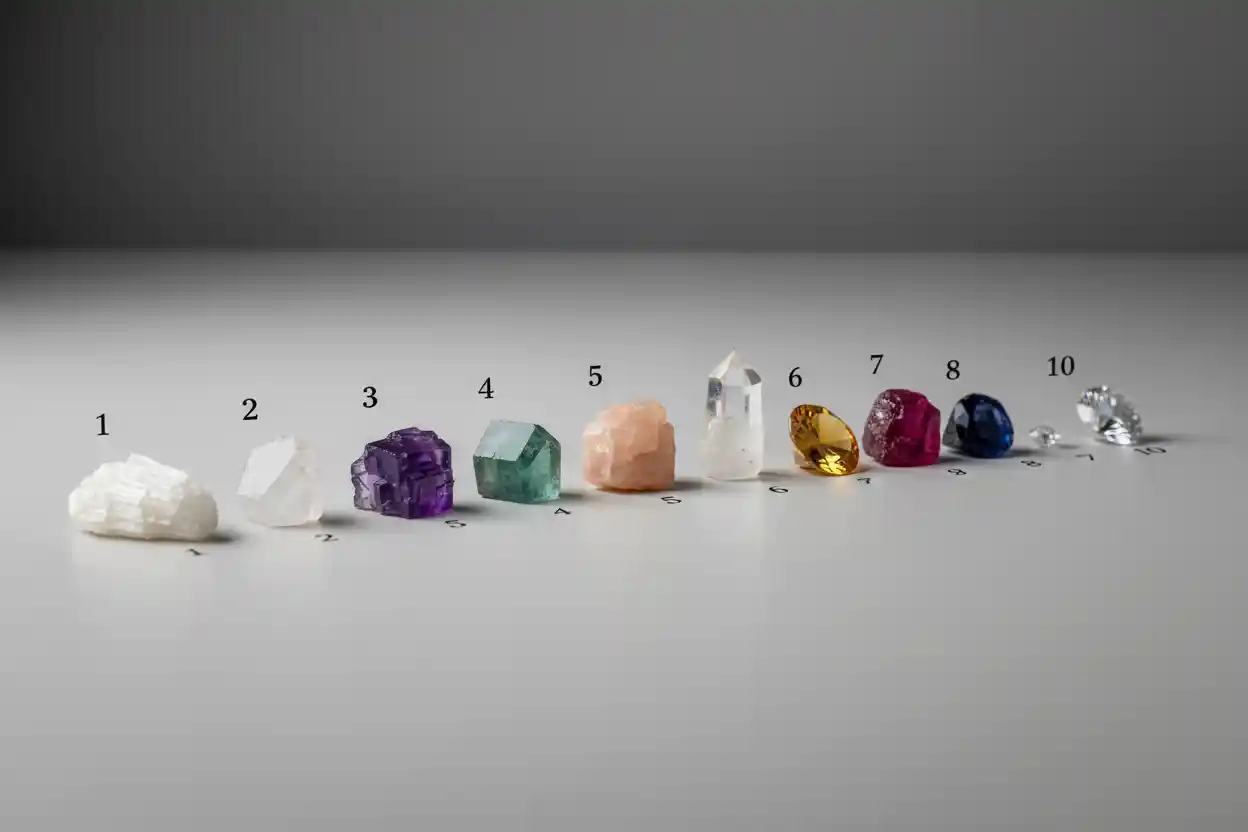 crystal hardness chart
